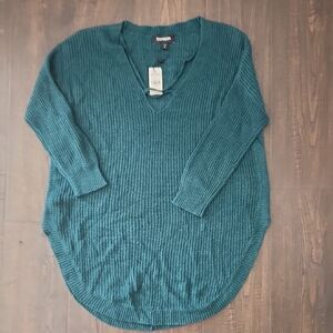 Universal Thread Deep Teal V-Neck Sweater